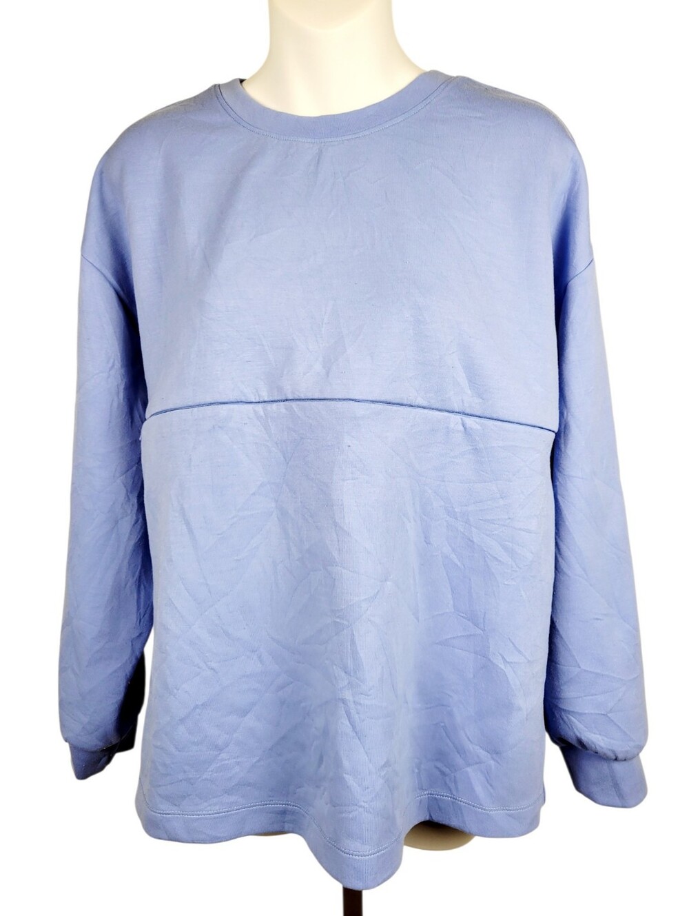2/$20 Thyme Blue Blank Sweatshirt Top Size: Small